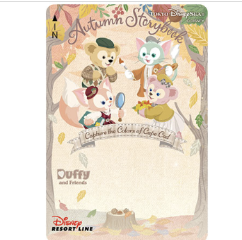 [現貨] [東京迪士尼] AUTUMN STORY BOOK | 車票 {TF2308064}