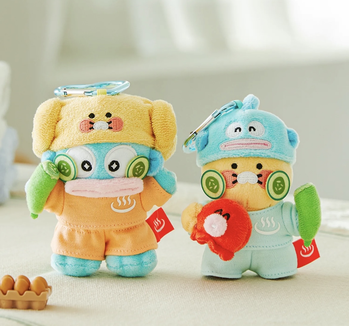 Kakao Friends x Hangyodon 汗蒸幕♨️系列鎖匙扣 