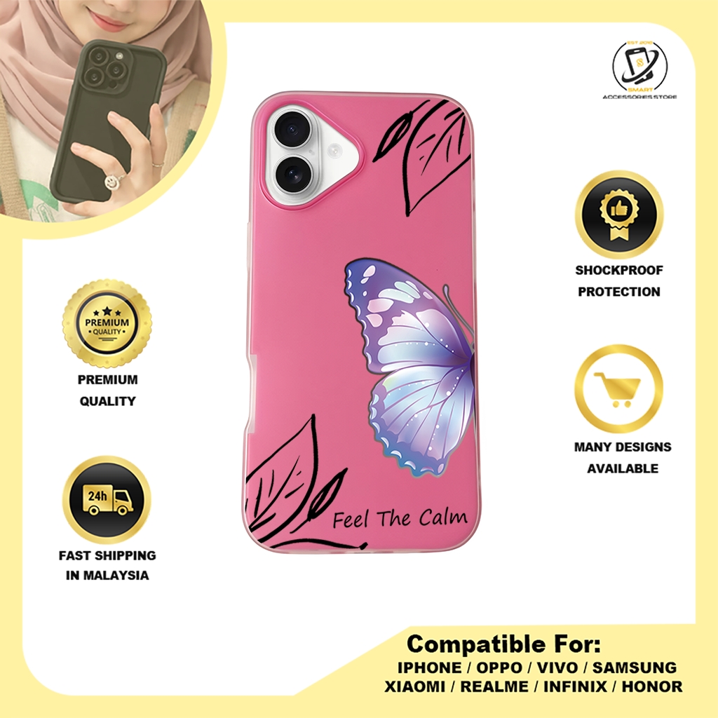 JELLY CASE PHONE FOR IPHONE - DESIGN BUTTERFLY H