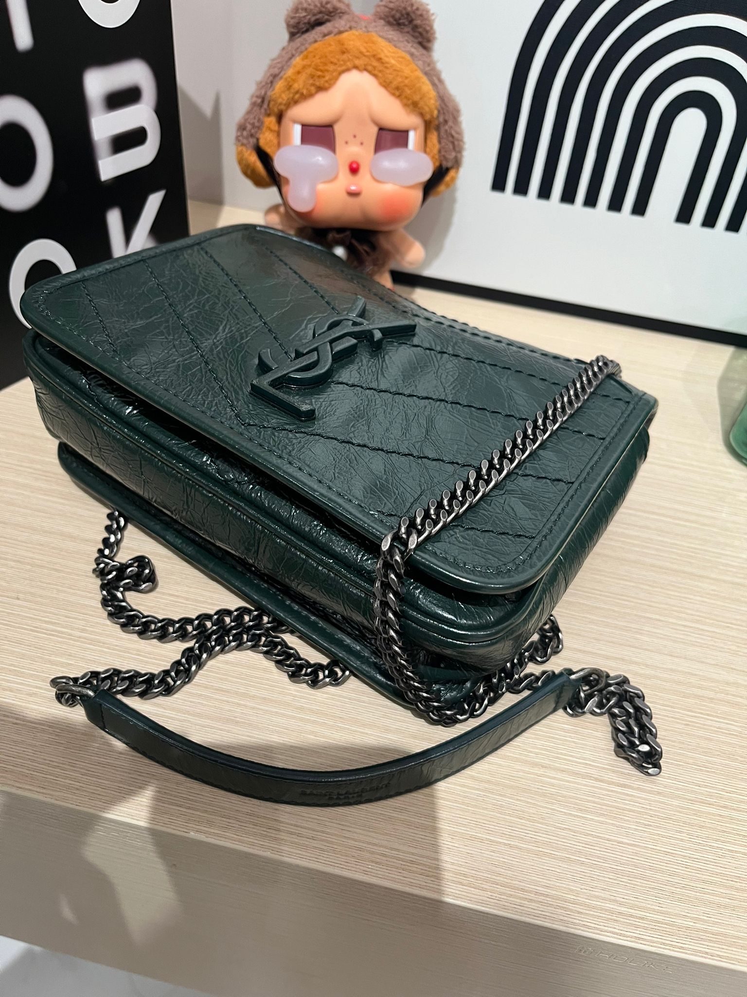 YSL Niki WOC 100%Authentic, 95%New ✅Dust bag