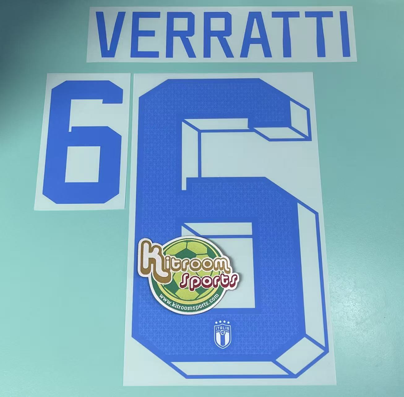 2022 Italy Away Nameset #6 VERRATTI
