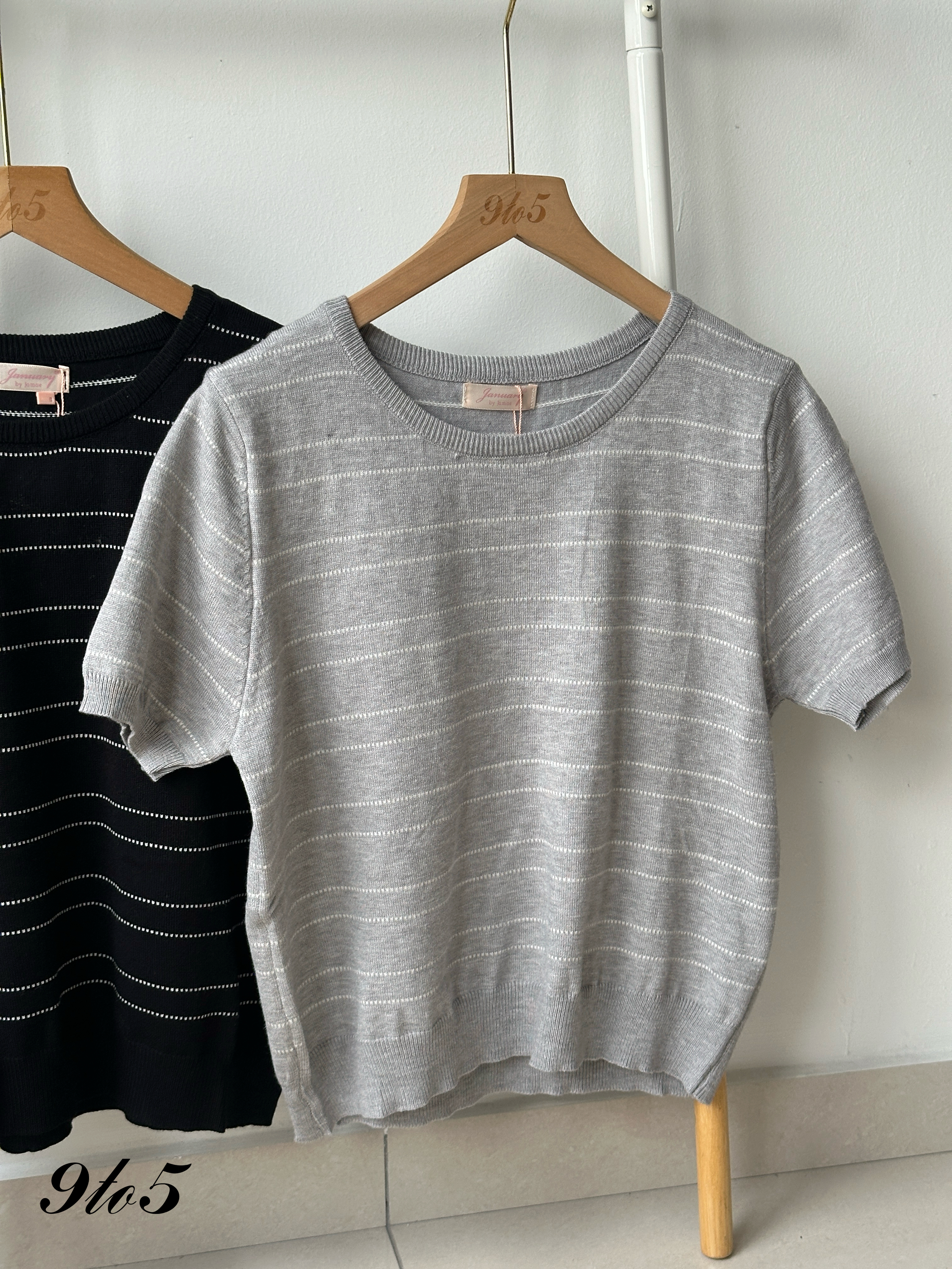 T4197 Stripe Knit Top - 4 Colors 