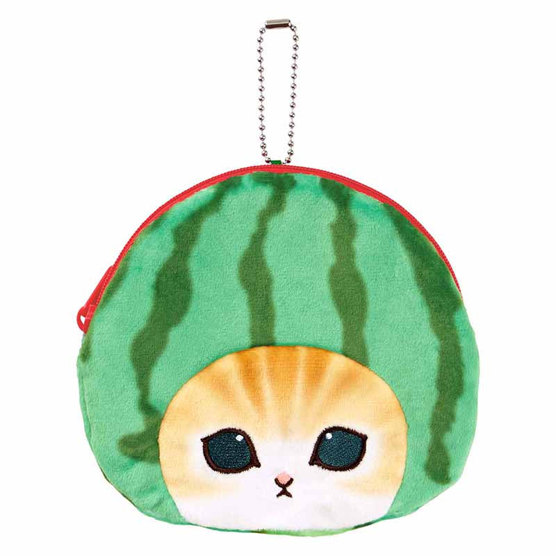日本 Mofusand貓咪 鯊魚貓 mofumofu store 生果系列 拉鍊小袋
