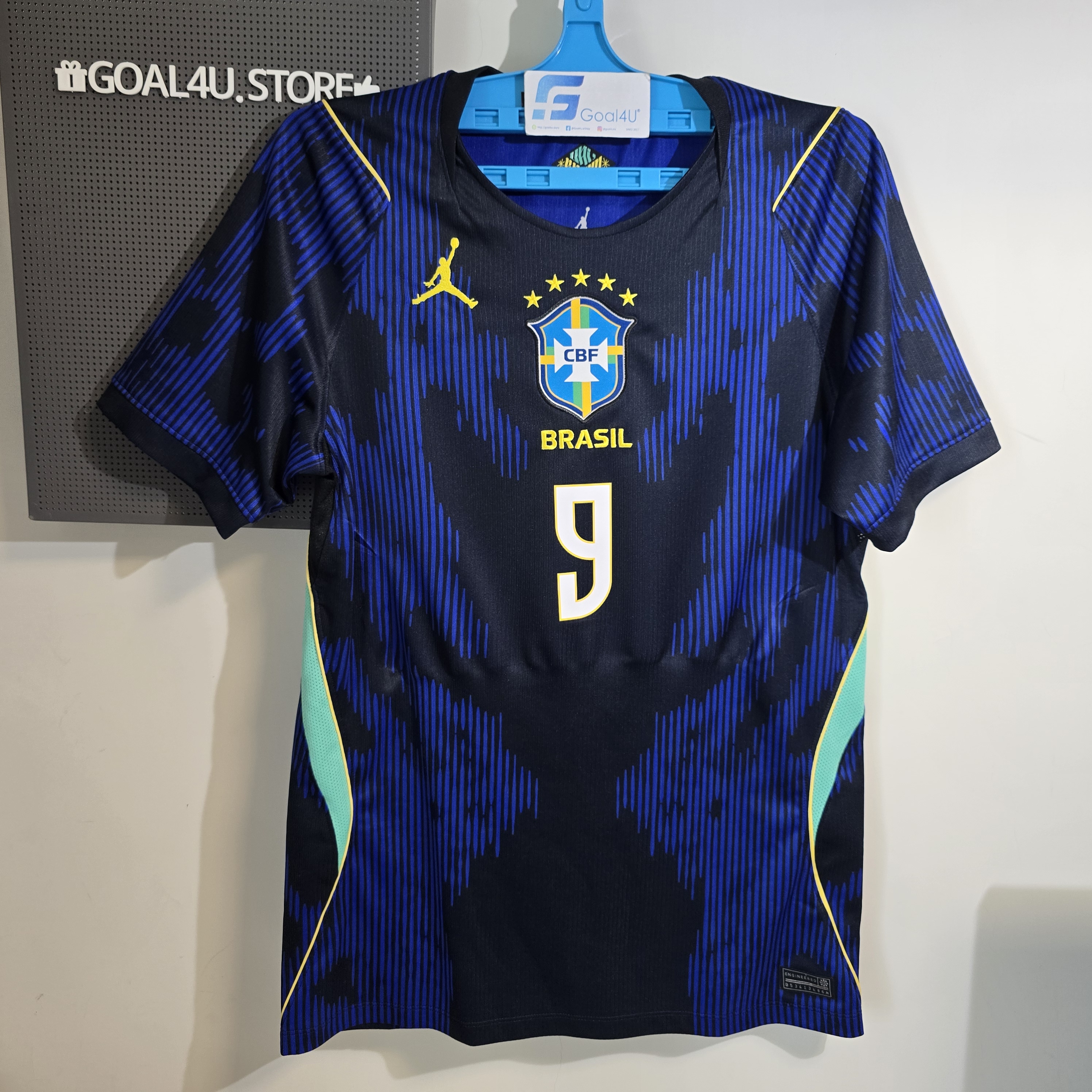 #部分碼現貨 🇧🇷💙🔥 Nike x Jordan Brazil 巴西 2026-27 作客球迷版球衣 (可加印字章) IU1072