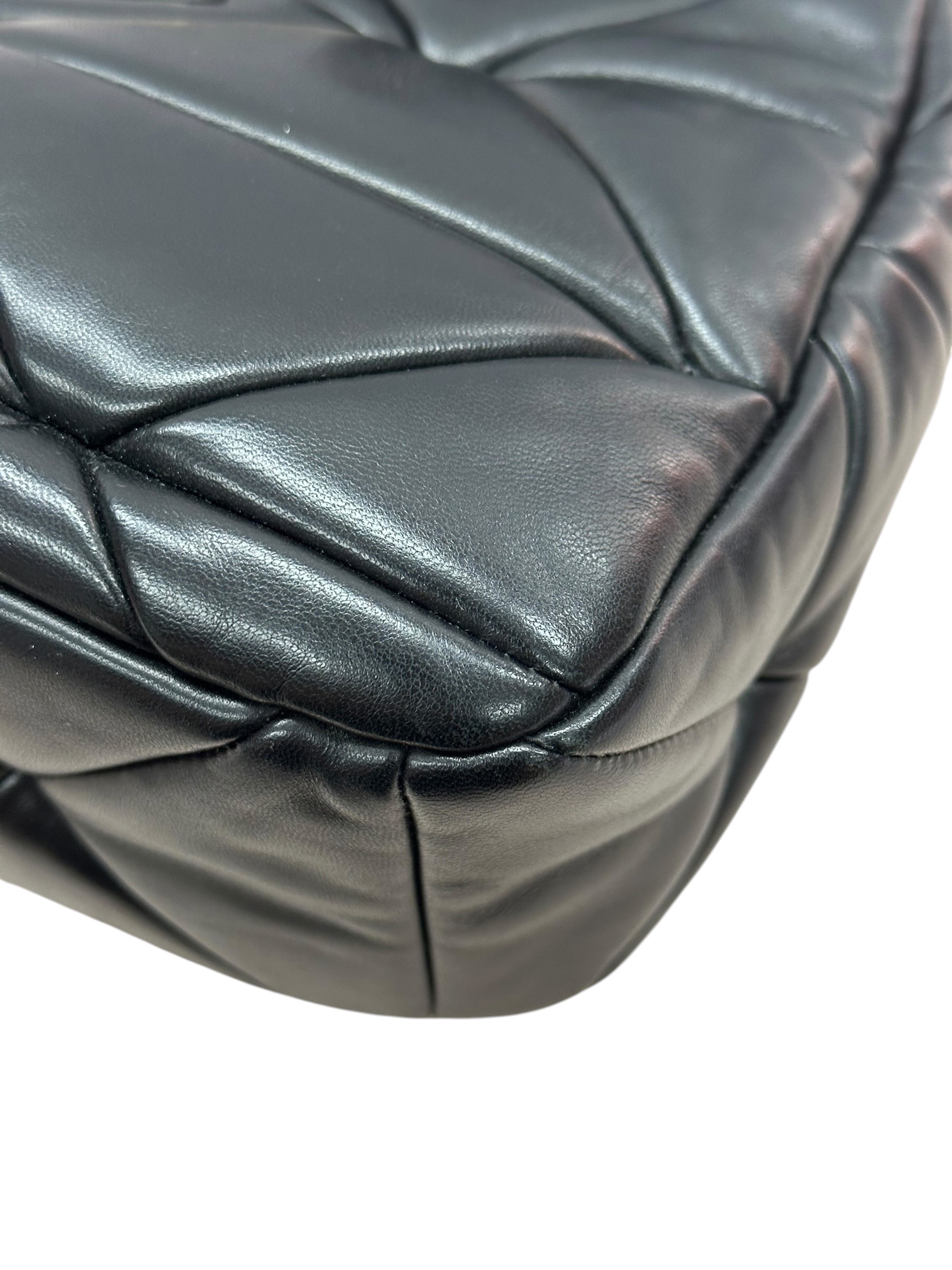 Pre-owned PRADA SYSTEM NAPPA LEATHER PATCHWORK SHOULDER BAG / Product Code:081504