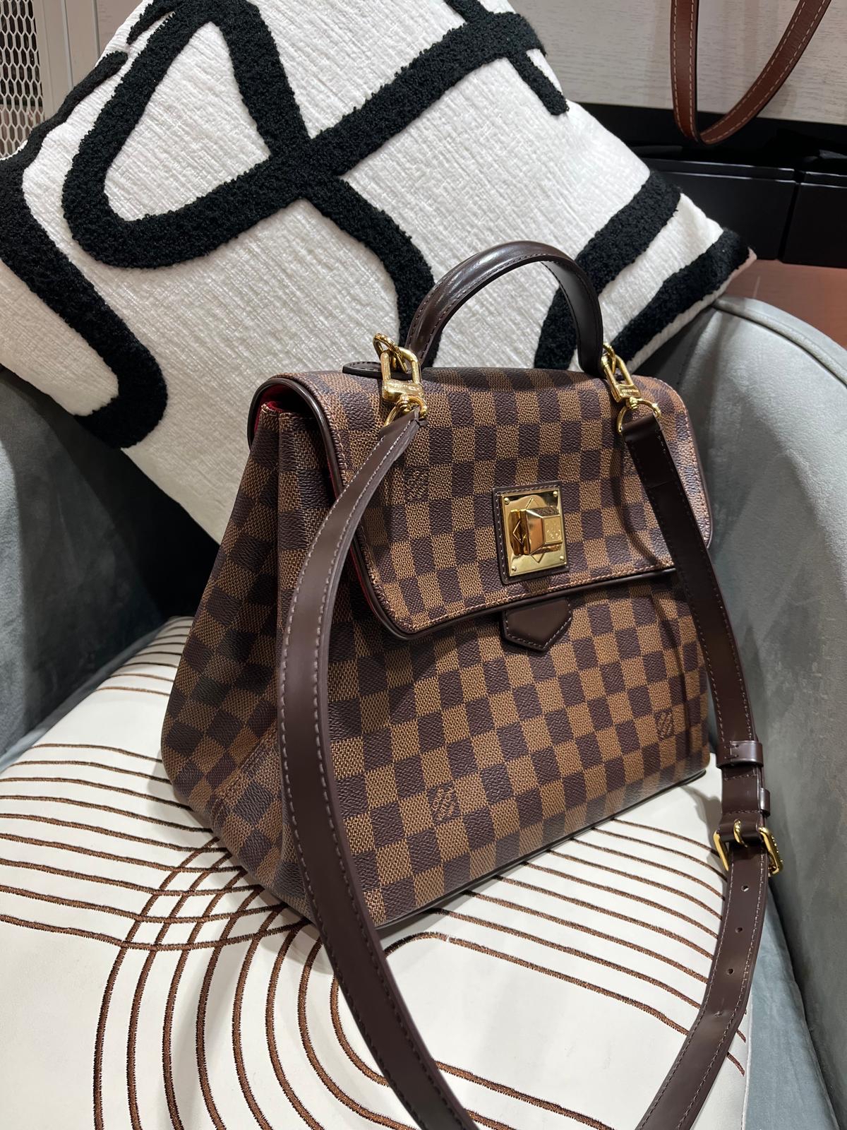 Lv Damier Bergamo MM 2 way bag N41168 ,   100%Authentic, 95%new ✅dust bag  