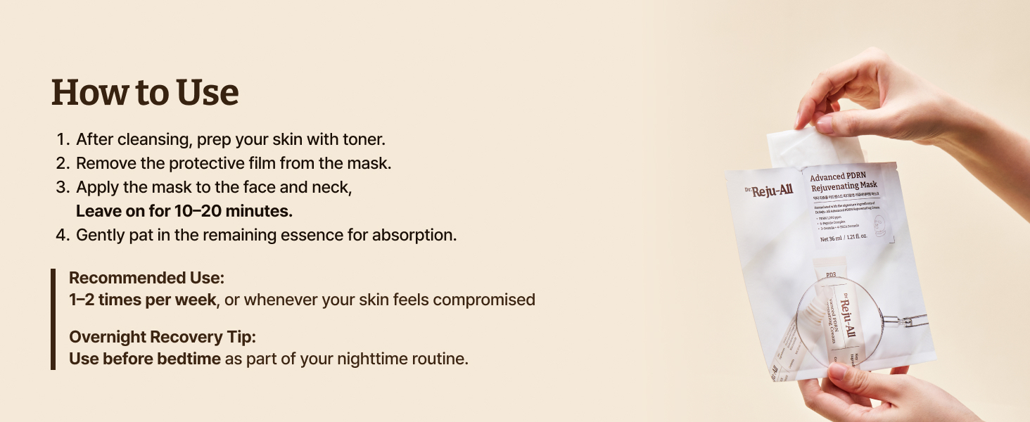 麗珠蘭 - 高濃度極致 PDRN 修復再生水光霜面膜 一片裝