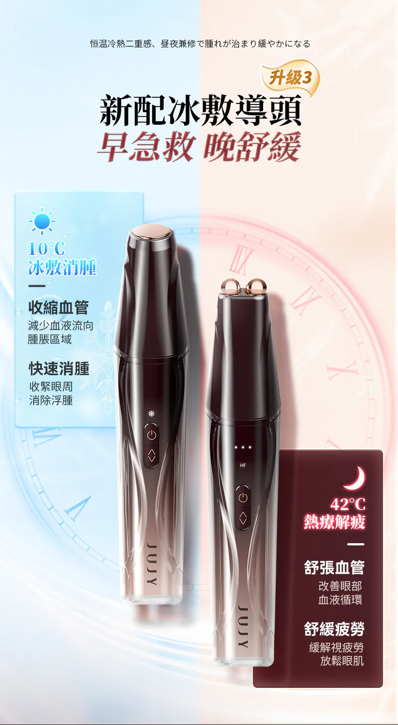 日本JUJY 雙頭全效全眼周逆齡聚能射頻美眼儀 PRO 4.0