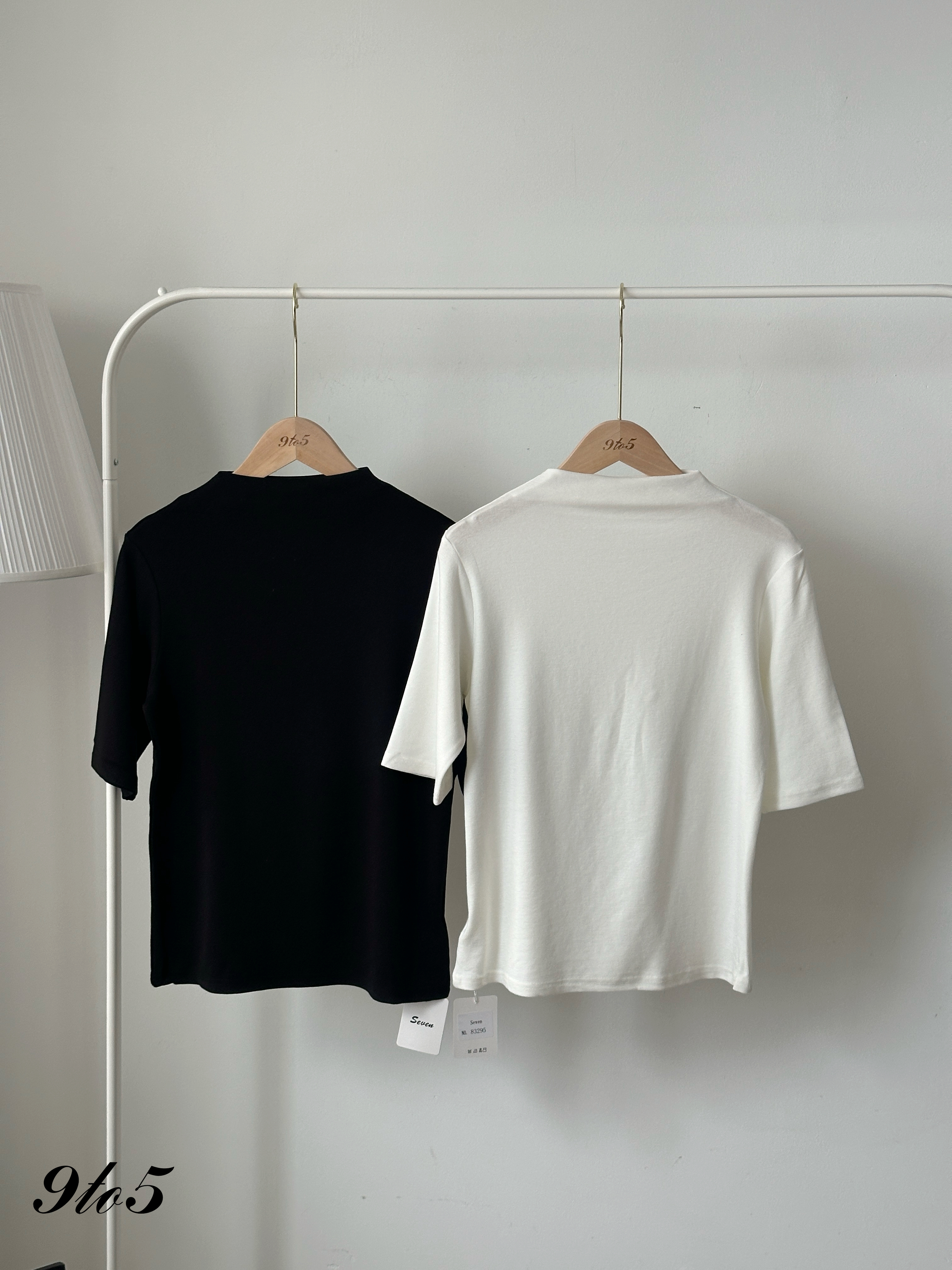 T4210 Mock Neck Half Sleeve Top - 4 Colors