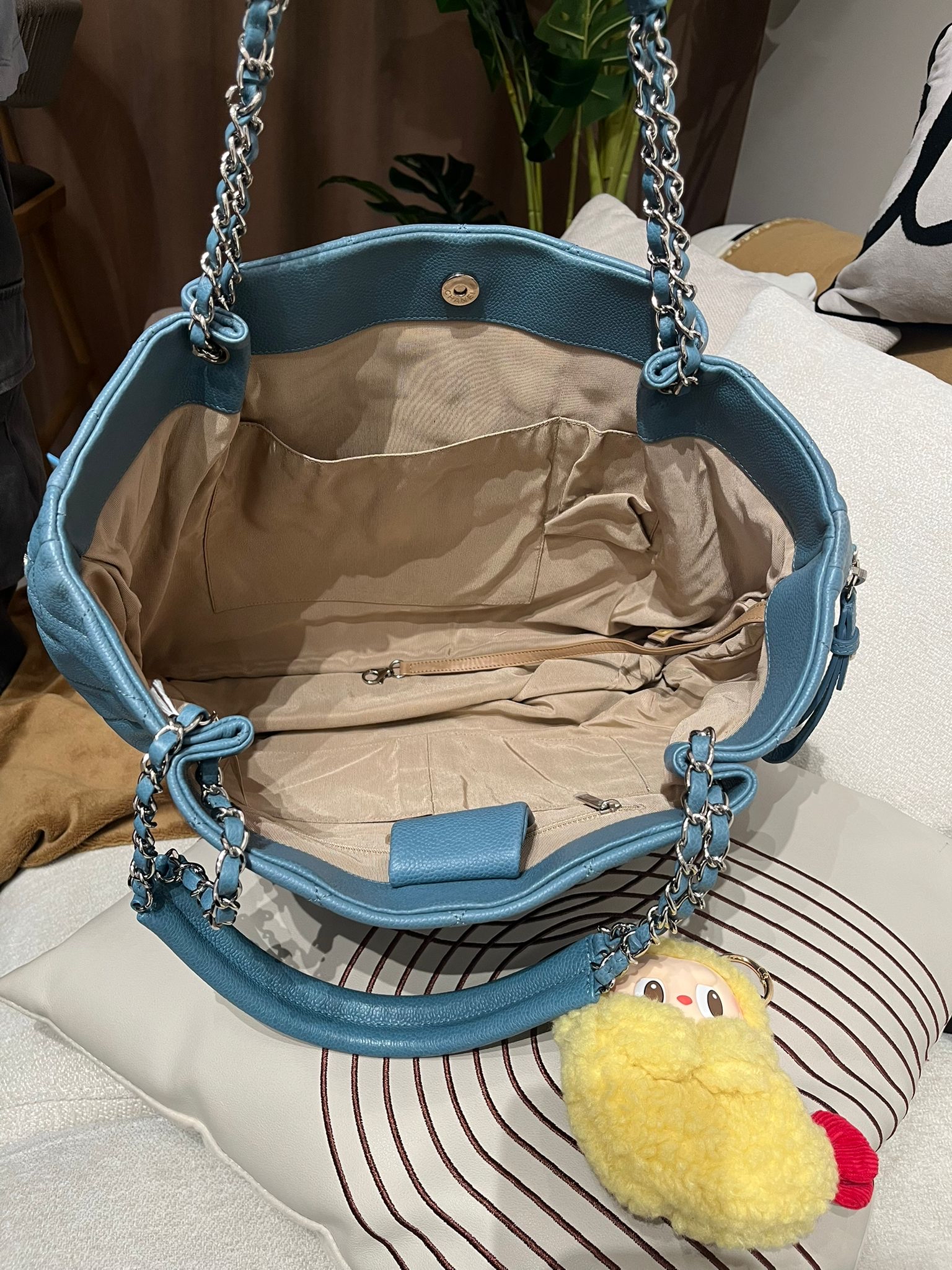 Chanel shoulder bag 荔枝牛皮 100%Authentic ,98%new ✅CARD✅dust bag 