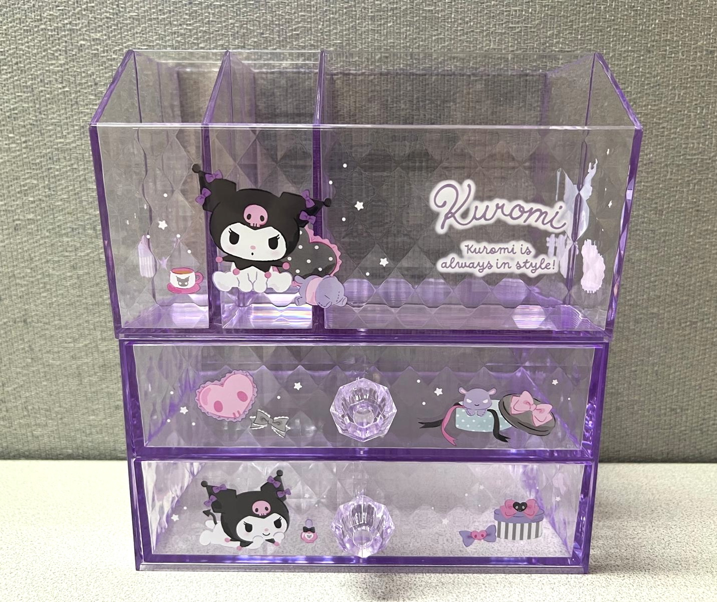 🎌日本直送🎌 Kuromi 透明收納系列