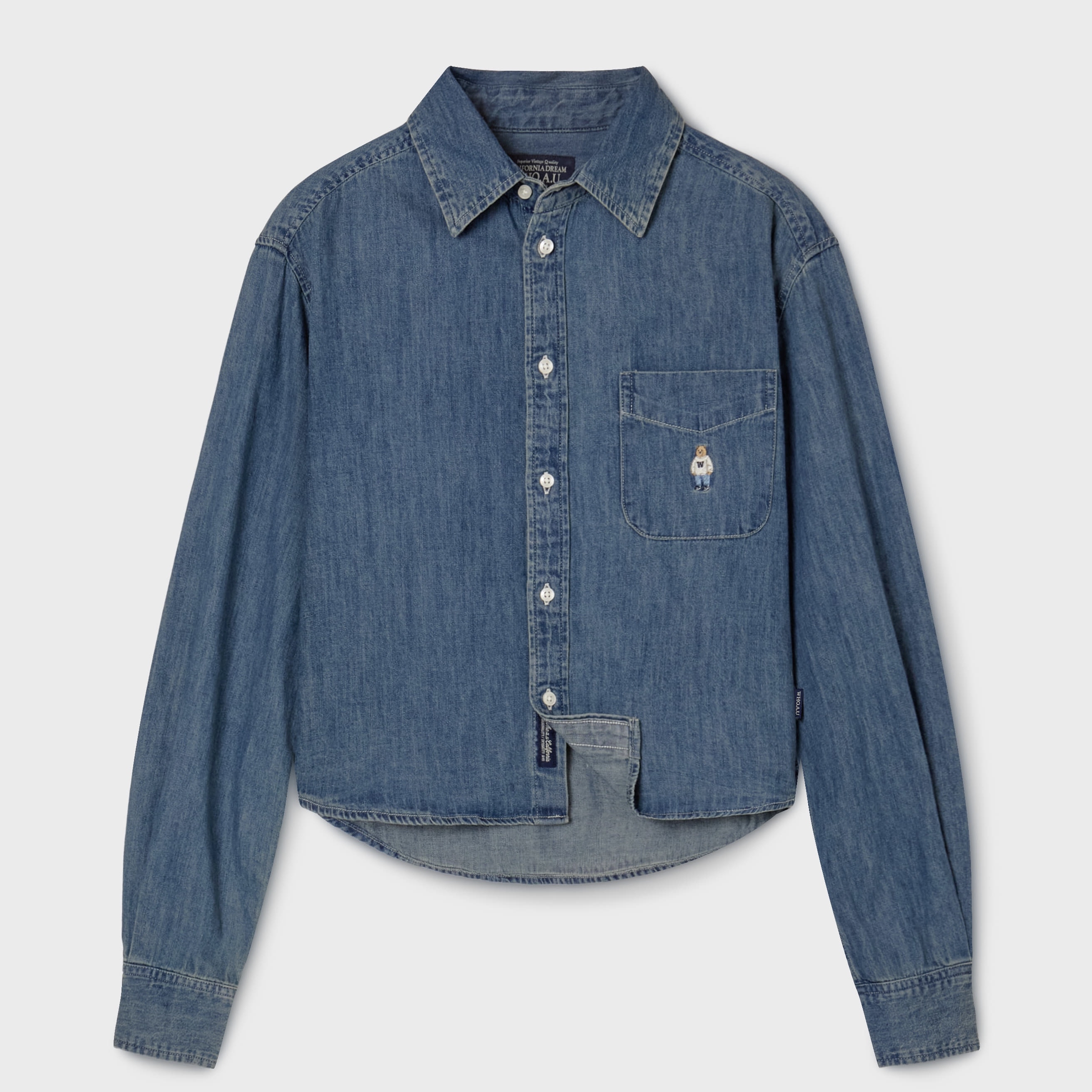 🇰🇷韓國Who A U夏季牛仔恤衫