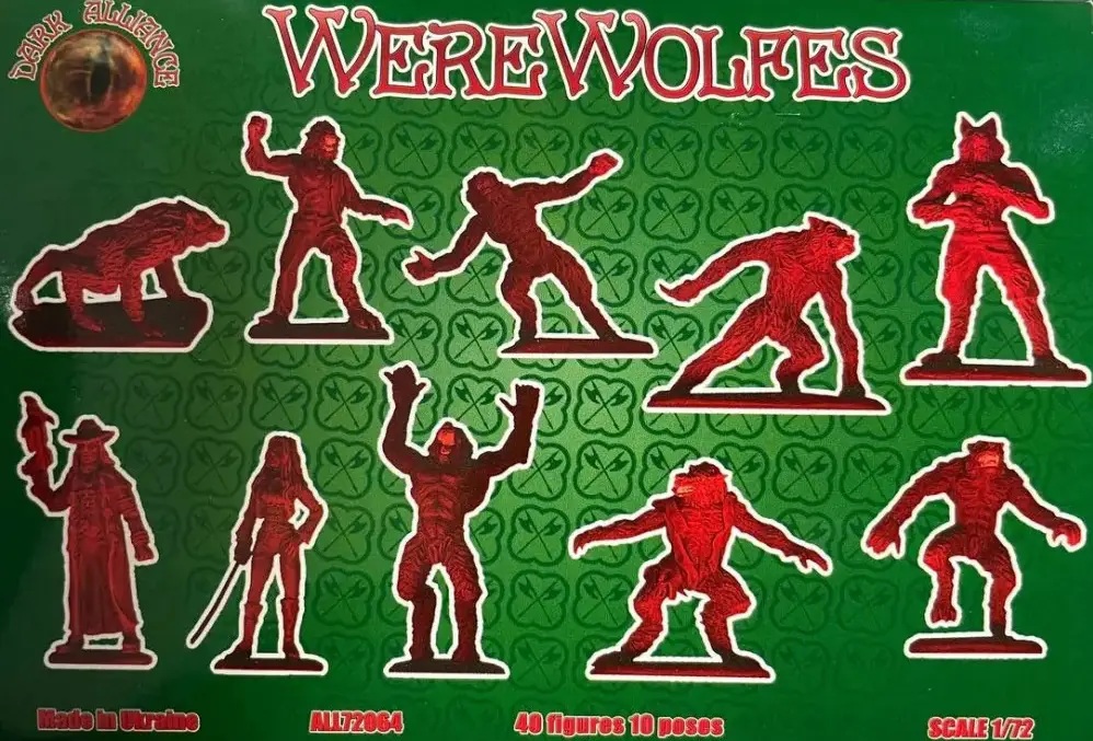 1/72 Werewolf (40 figures, 10 poses)