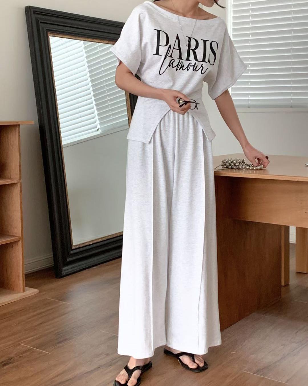 Paris 單肩褲套裝