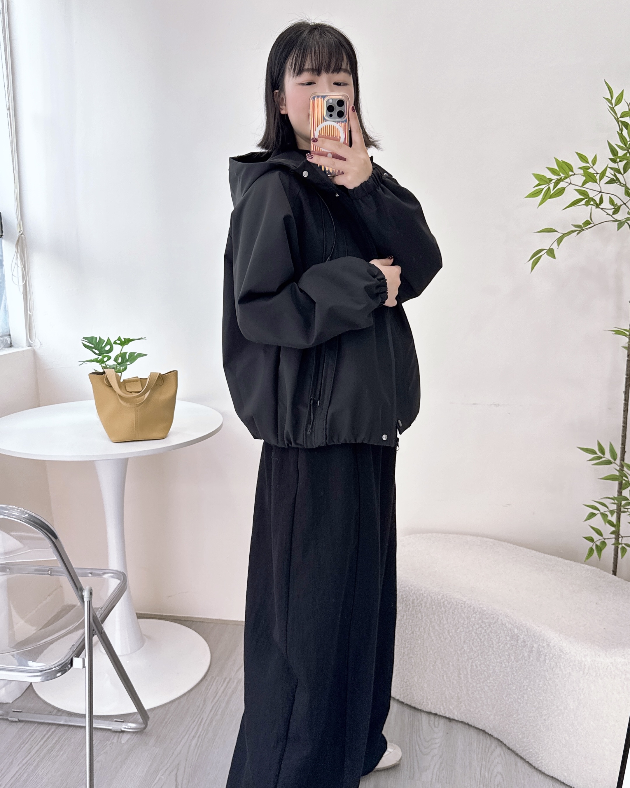 靚料超型防風有帽風褸 3色