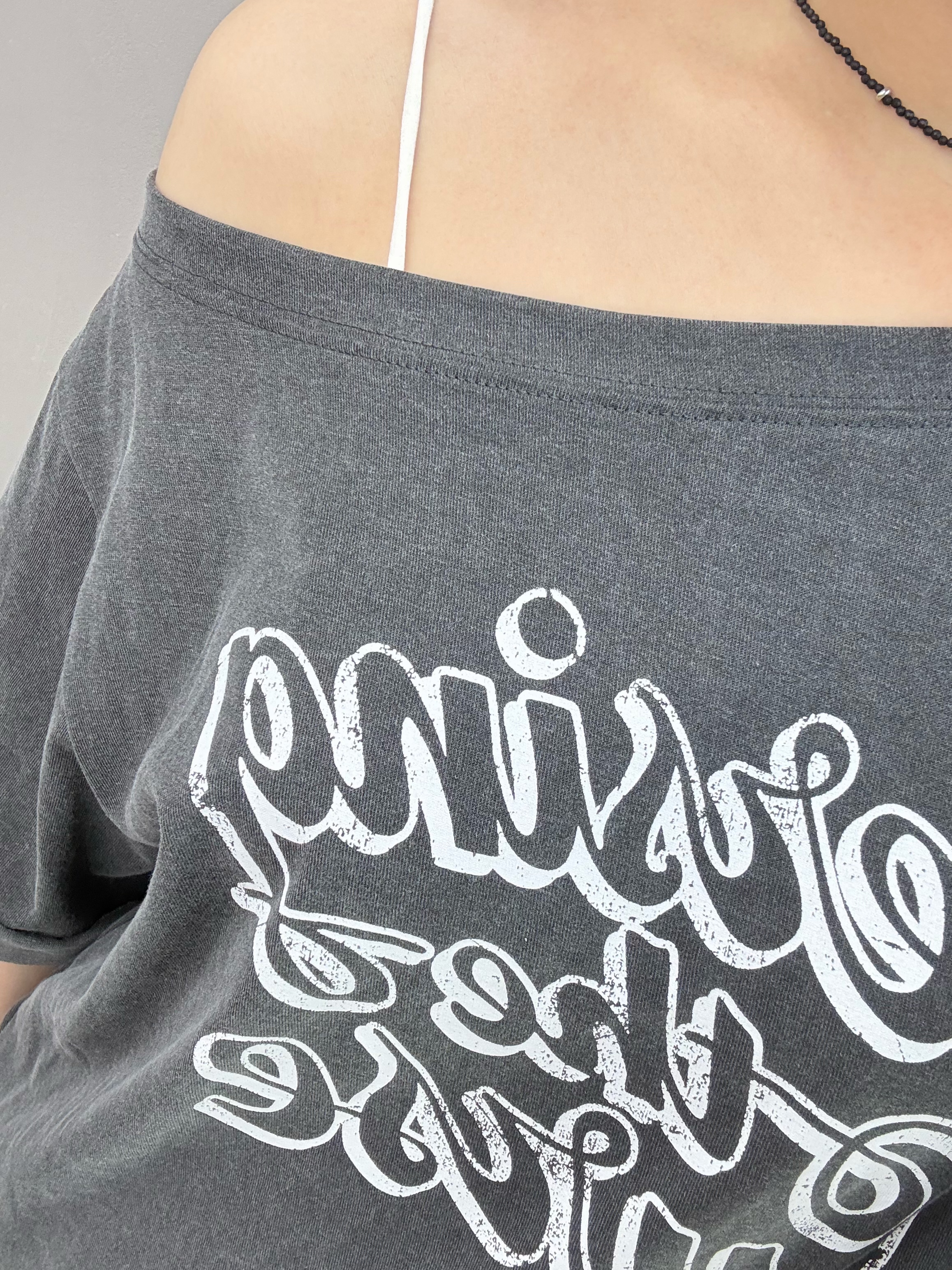 R60 露膊字母Tee