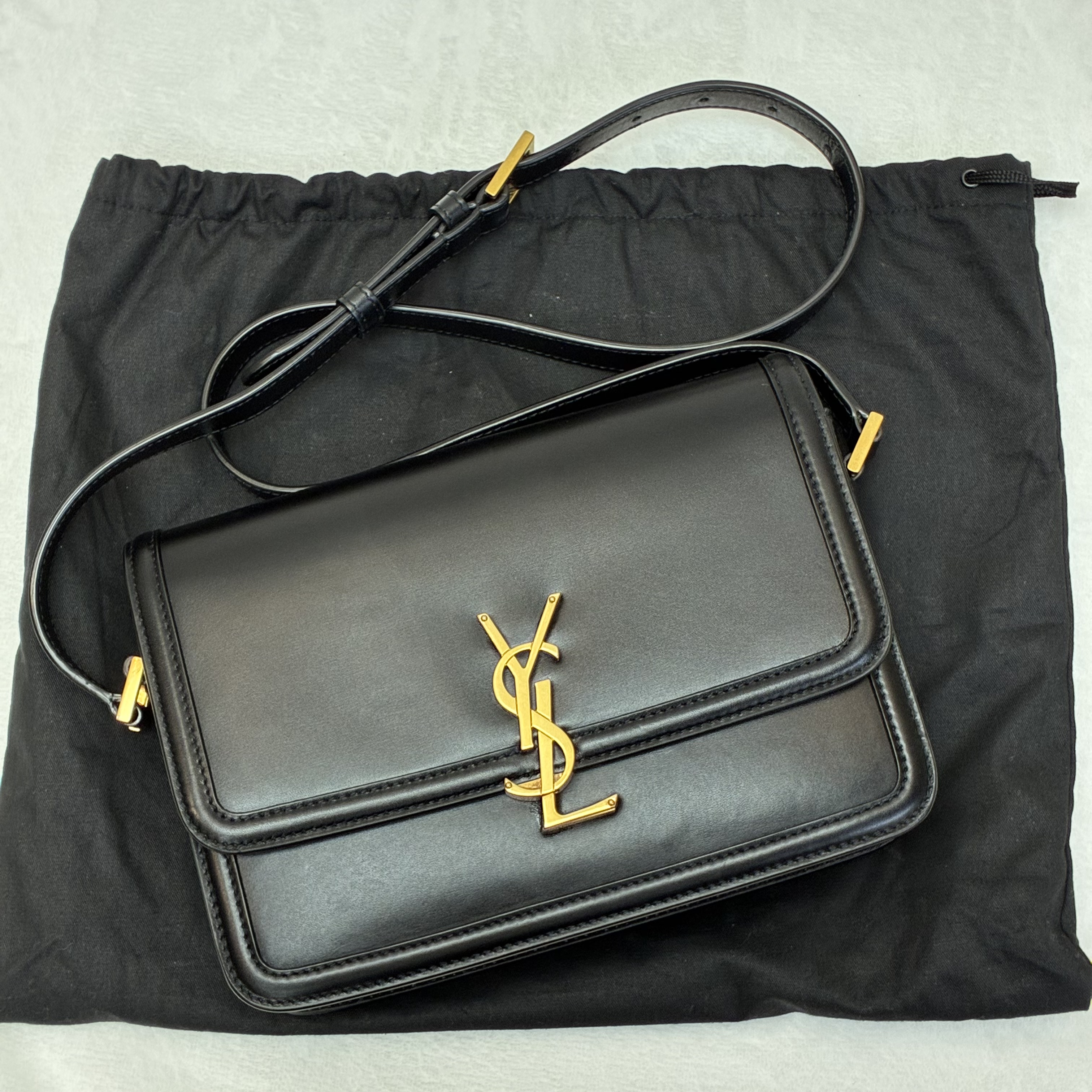 YSL solferino box  光滑牛皮氣質款