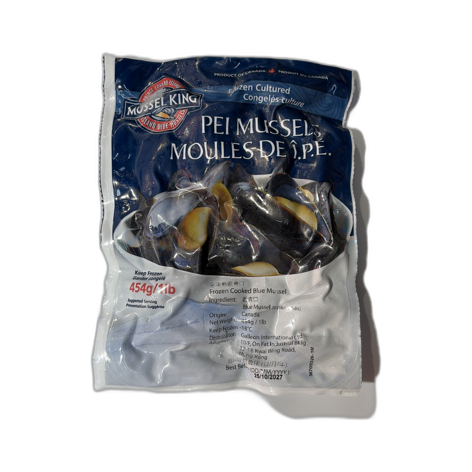 加拿大MUSSEL KING冷凍熟藍青口 454g
