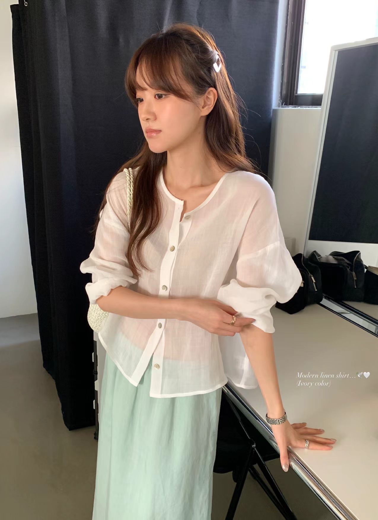 🇰🇷東大門女裝 | modern linen shirt
