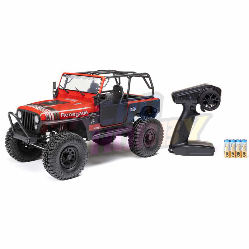 Axial 1/10 SCX10 III Jeep CJ-7 Red AXI03008V2T1 #0111196