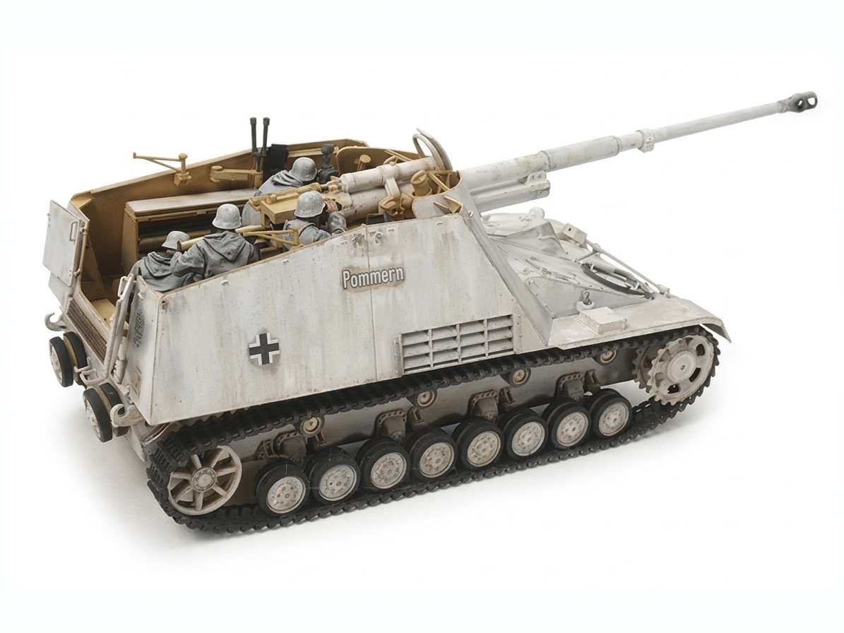 1/35 Nashorn 8.8cm Pak43/1 auf Geshtzwagen III/IV (Sd.Kfz.164)