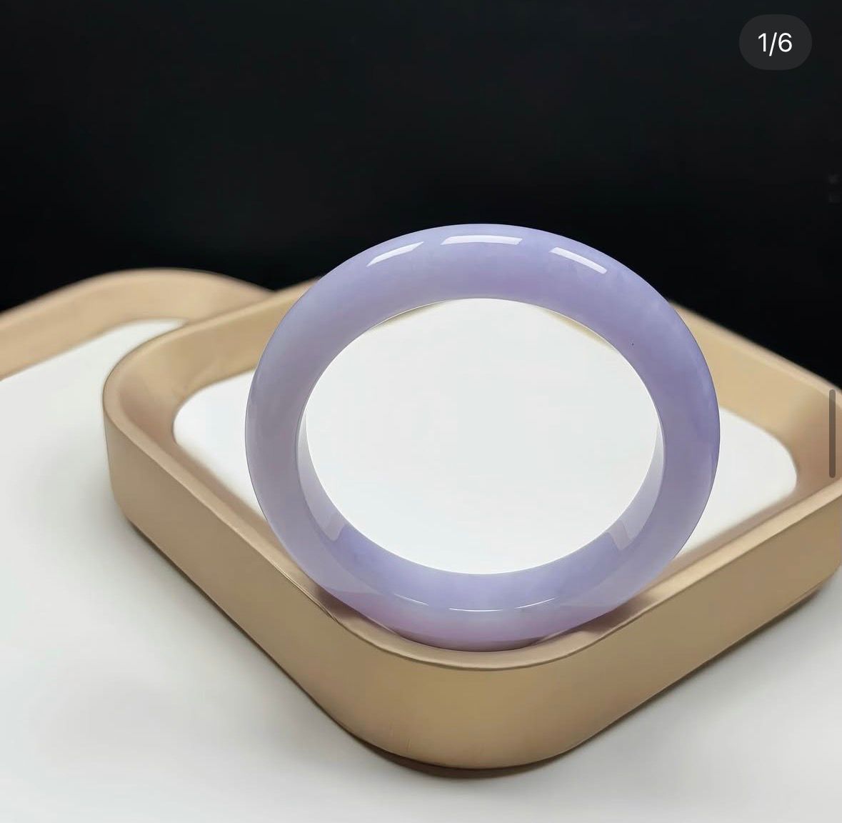 54.6mm 滿色正紫翡翠福鐲