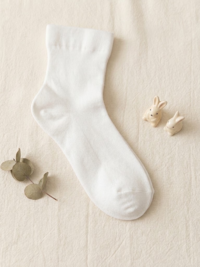 Korean Maternity Socks No Pressure Mid Crew Socks