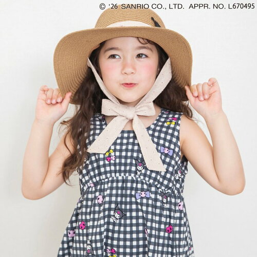 🆕【⭐訂購⭐】  日本直送🌀#Sanrio 可愛刺繡貼布 絲帶 遮陽帽［2款選］🌀[ELEA-0007][260601]