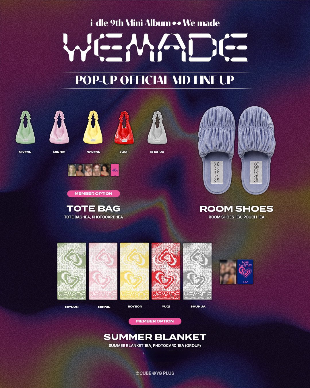 CUBE - i-dle 9th Mini Album [We made] POP-UP store