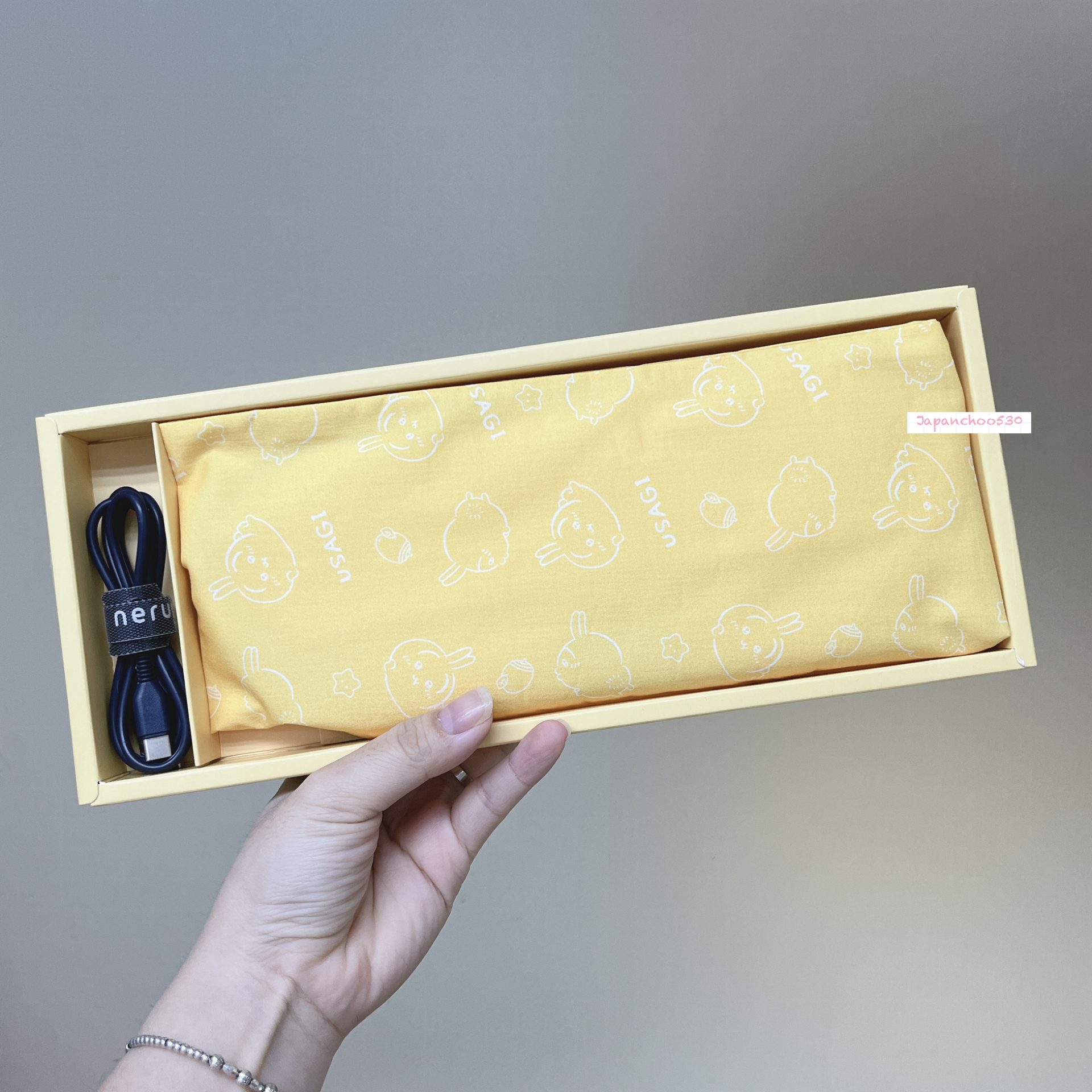 日本預訂📍Chiikawa圖案USB充電發熱眼罩 不包郵