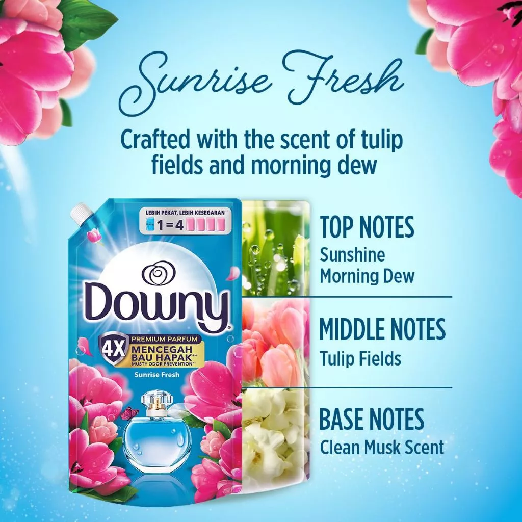 Downy Fabric Conditioner Refill Pack 590ML - Sunrise Fresh