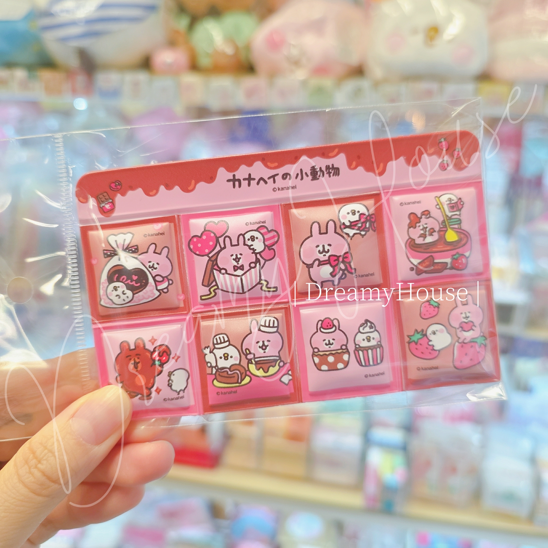 日本 kanahei YURUTTO STORE 朱古力系列 可剪磁貼
