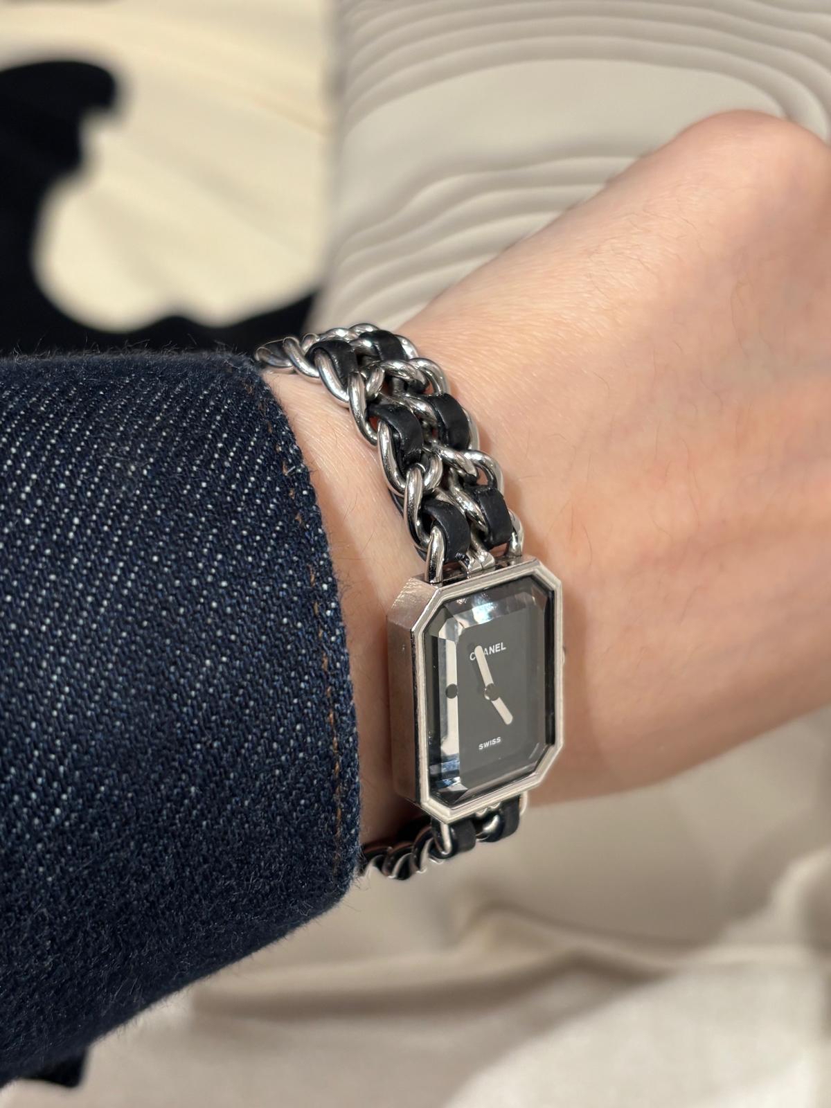 Chanel Première Iconic Chain Quartz Watch H0451 S size  100%Authentic, 95%New ✅證書