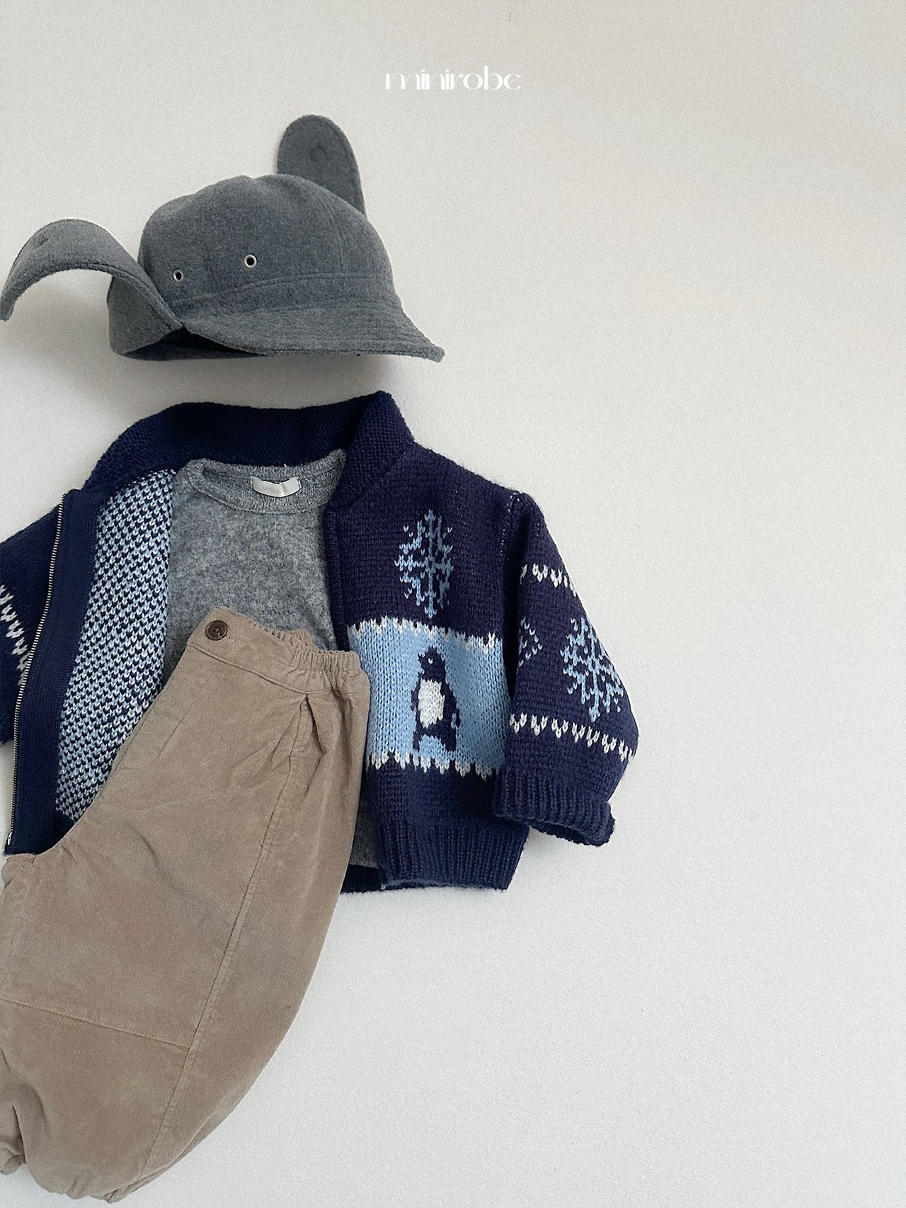 Mnirobe | Penguin Knit Cardigan