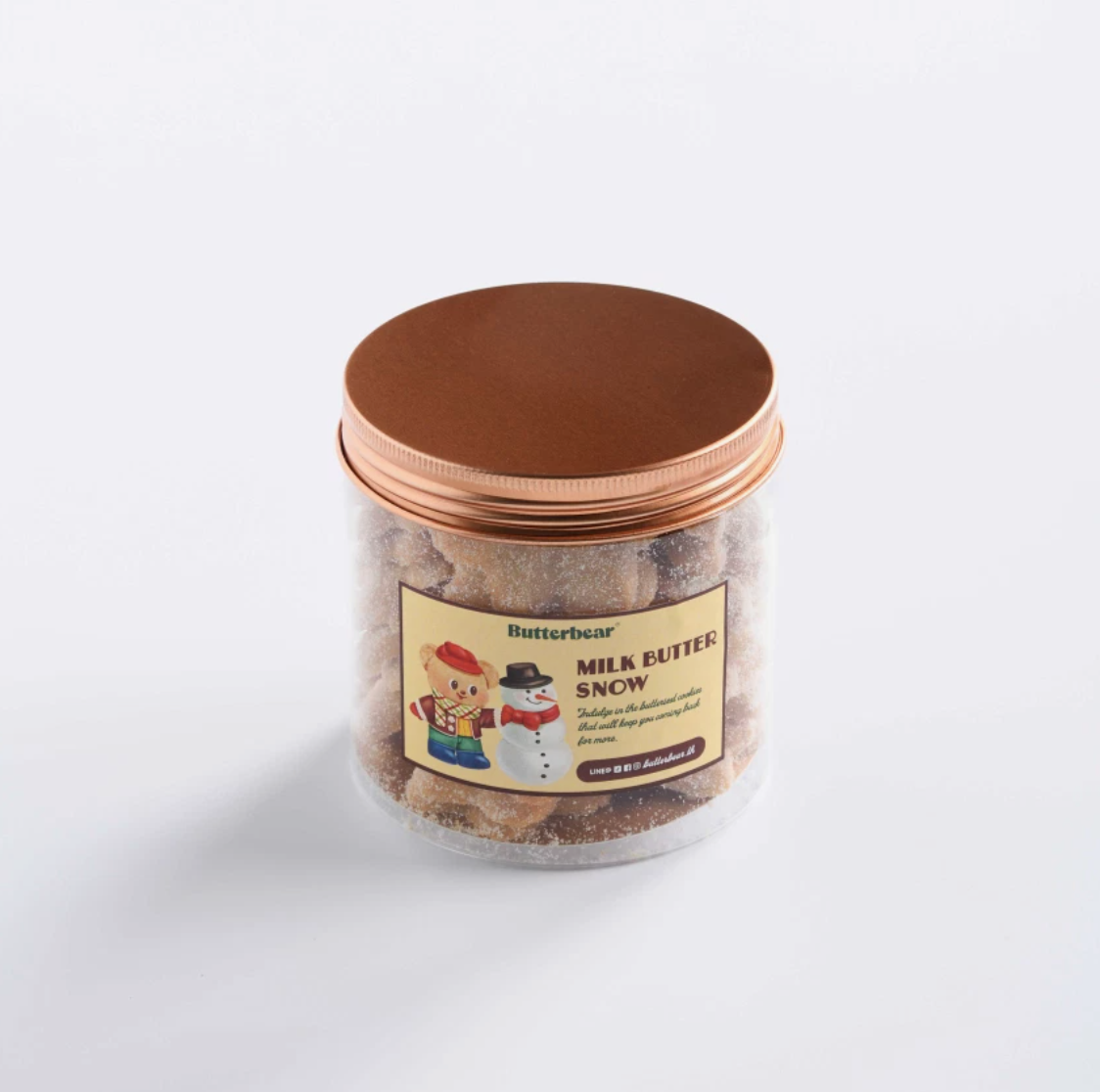 【預訂】泰國 Butter Bear 黃油小熊周邊 樽裝Cookies