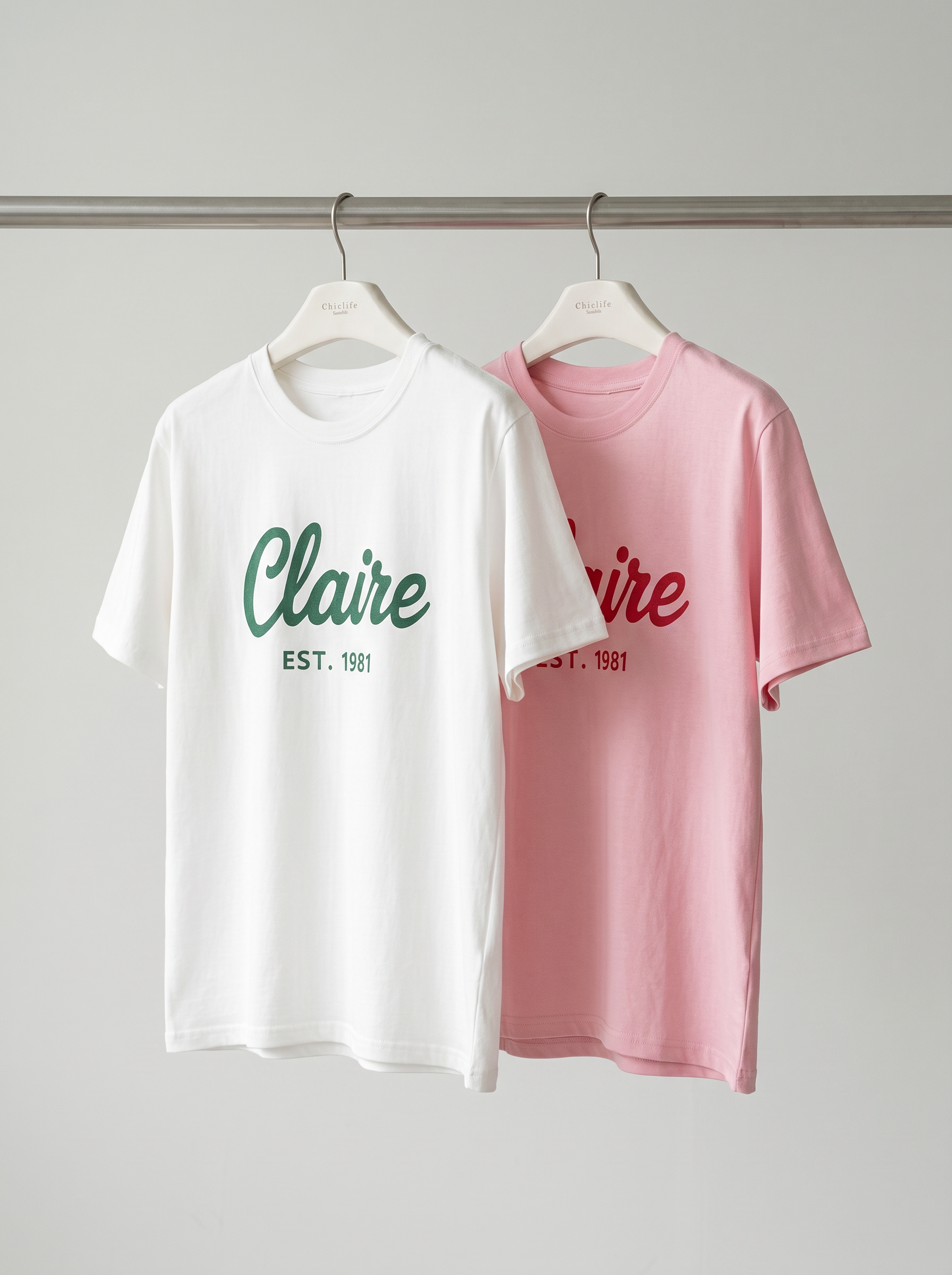 Claire 經典復古字母T恤