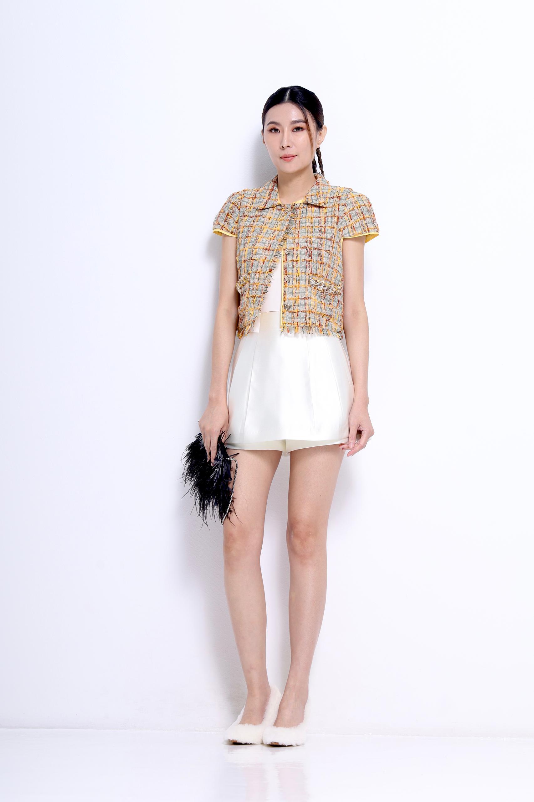 翻领小香风上衣 2639