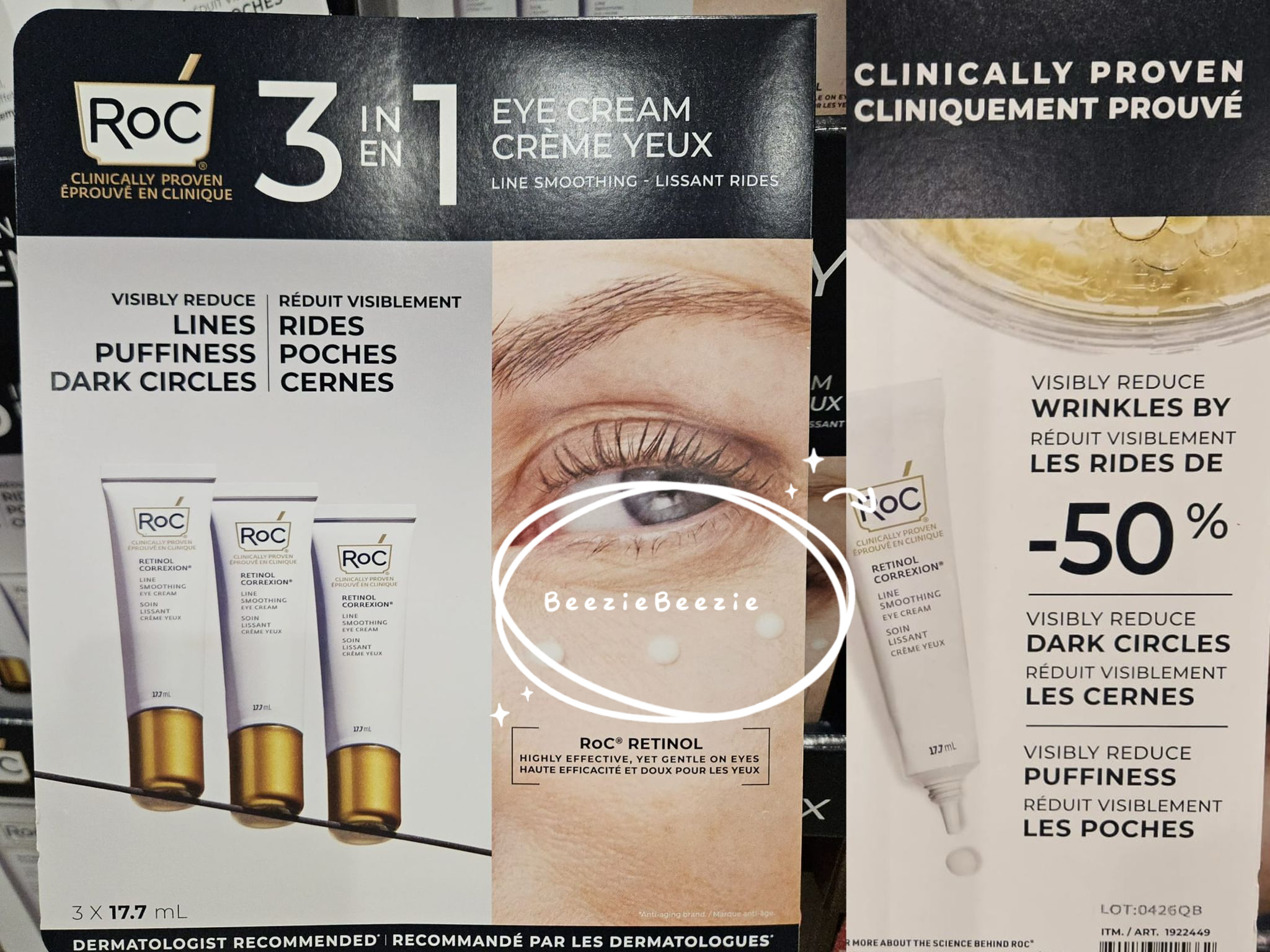 (預購 - 5月8號截單) ROC 三效平滑眼霜 （17.7ml x 3)