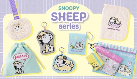 🌸 【預訂】伸縮Card Case - Snoopy Year of the SHEEP Series