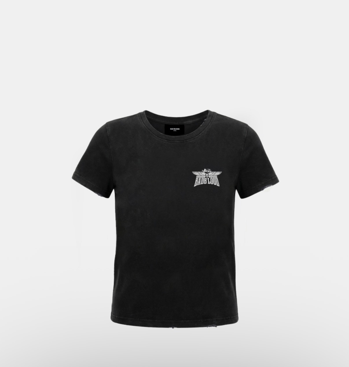 BADBLOOD新款[w-tee26-176] Aero Squad Print 1/2 T-Shirt - Black