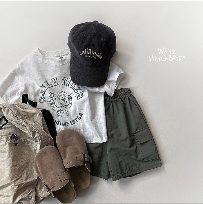 🇰🇷WhiteSketchBook短褲