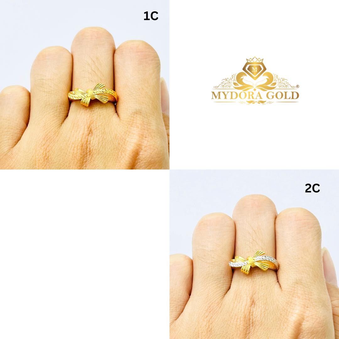 MYDORA Cincin Stylish Ribbon (5G) l EMAS 916/22K