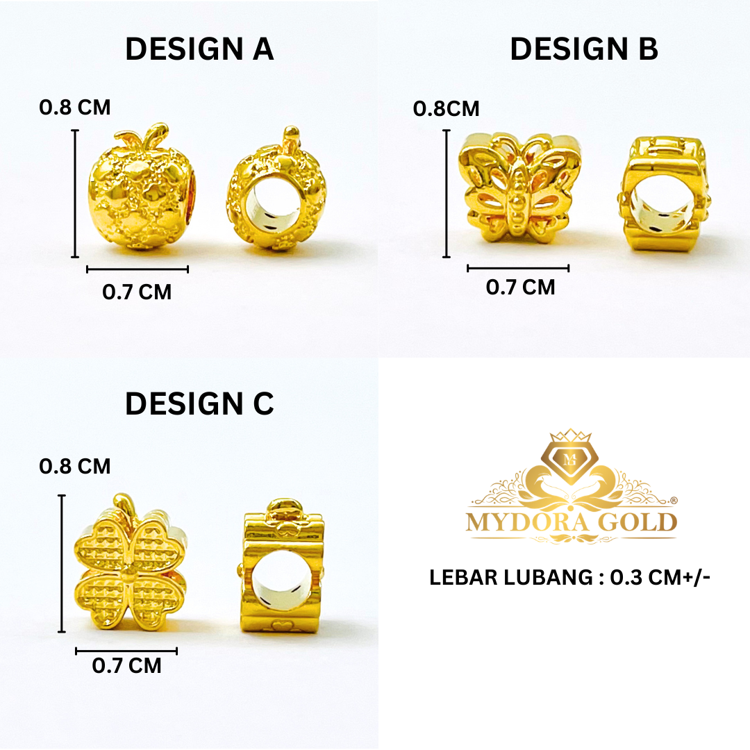 MYDORA Bead Mini Goldie Series (5G) l EMAS 916/22K