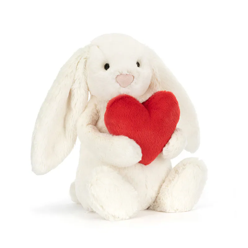 【英國】Jellycat Bashful Red Love Heart Bunny 31cm