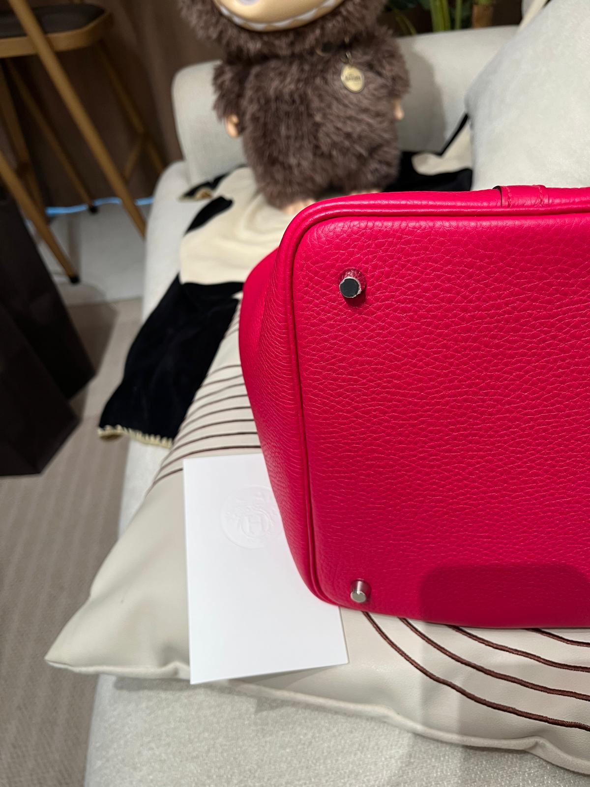 全新未使用品 Hermes Picotin 22 Stamp Z Framboise 100%Authentic, unused 未使用品✅專門店收據✅Key Lock✅Dust bag✅Box