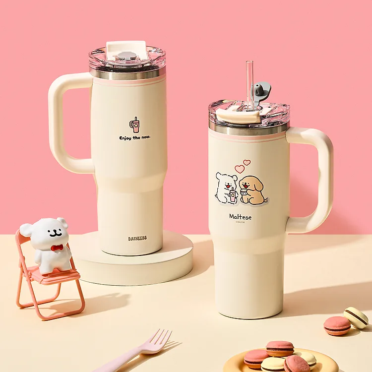 [Maltese & Retriever] Today's Coffee Tumbler 900ml (2種)