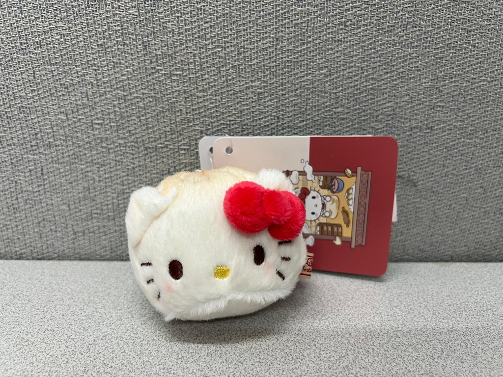 上海限定 Hello Kitty 小籠包 生煎包 造型公仔吊飾