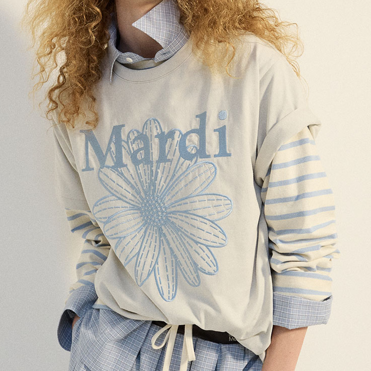 [Mardi Mercredi] TSHIRT FLOWERMARDI NEEDLEWORK (6款)