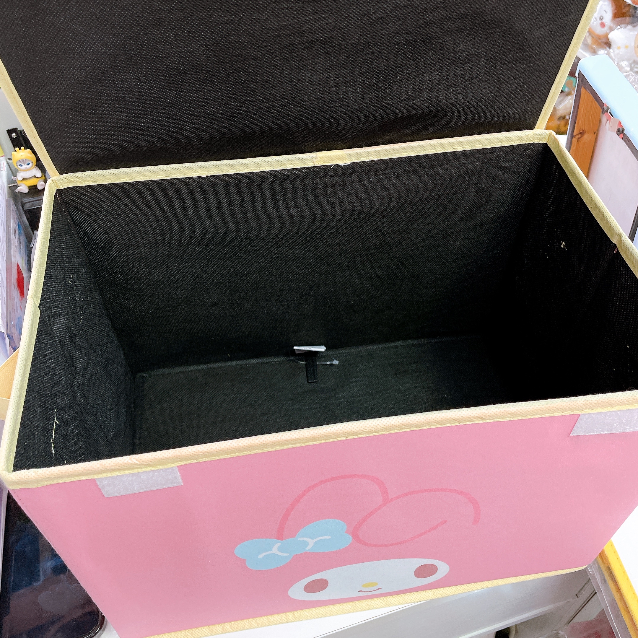 本店獨家發售！日本直送日本版新款蛋黃哥Melody Kurumi Twinstar 25×38×25cm 收納箱