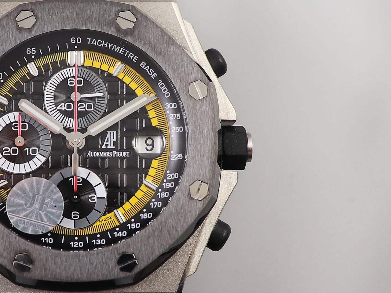 A P26470st钛陶，经典ap计时款式之一 搭载复刻原版3126机芯 直径42mm 厚度15.6mm 🔥注：JF的所有3126机芯系列是目前市面上壳身最薄和复刻程度最强的版本🔥🔥